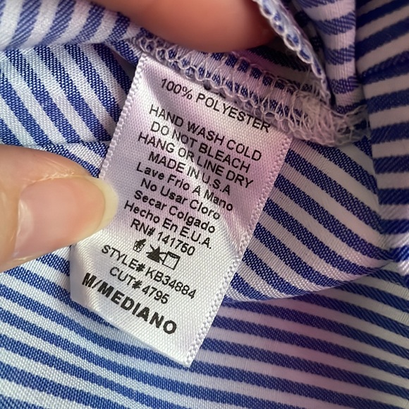 orange creek Striped Floral Shorts - Picture 5 of 5